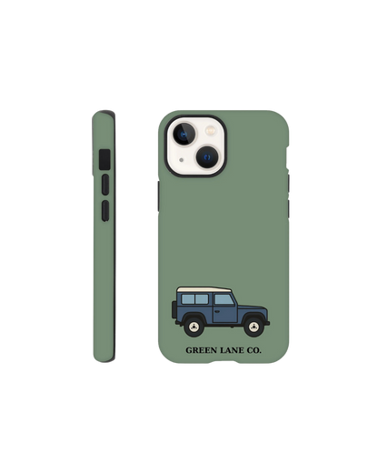 Blue Landy iPhone case