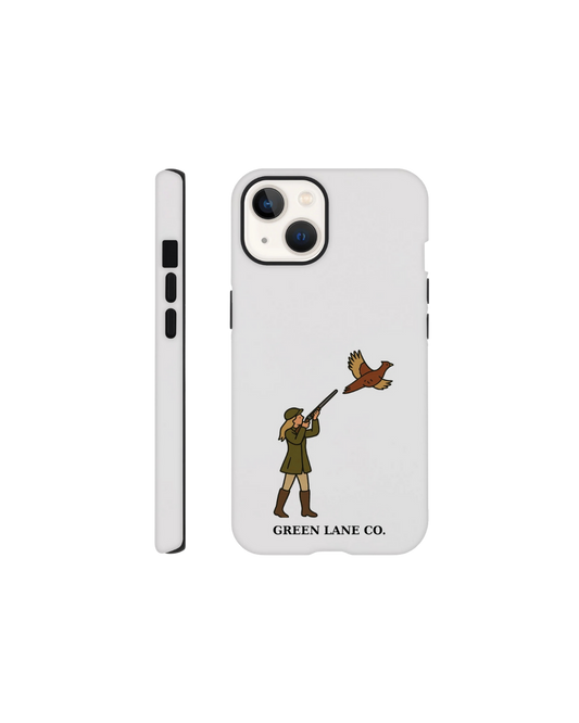 Grouse Shoot Female iPhone case