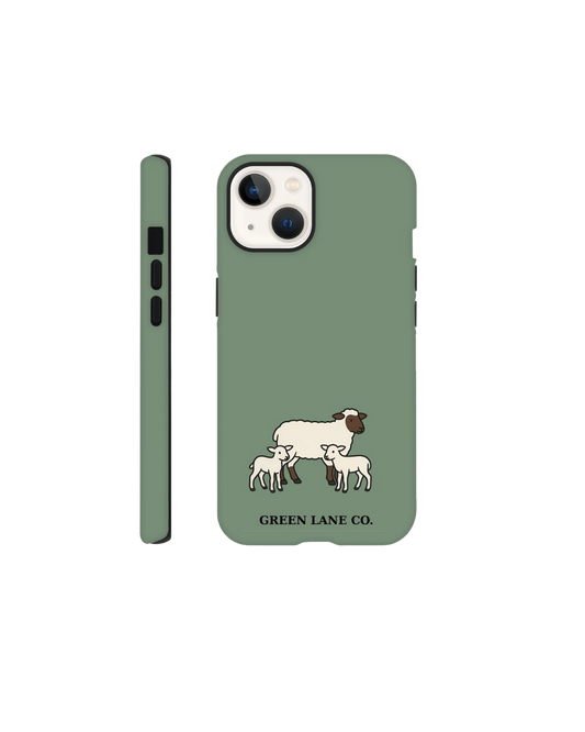 Sheep and Lambs iPhone case