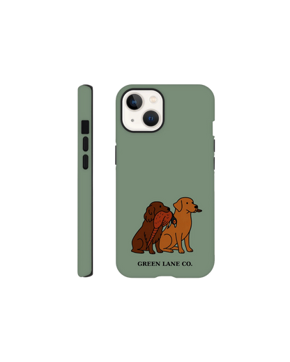 Spaniel and Lab Retrieve iPhone case