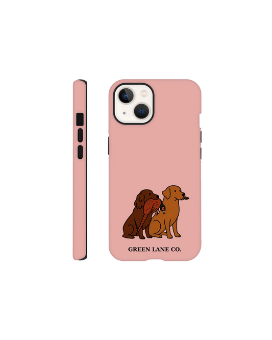 Spaniel and Lab Retrieve iPhone case
