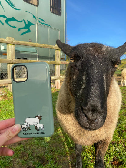 Sheep and Lambs iPhone case